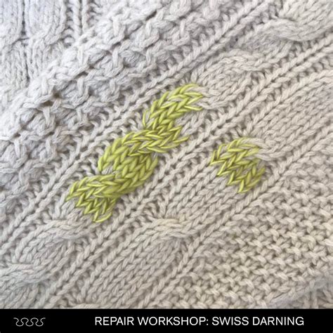 Repair Workshop: Swiss Darning - De Steek Amsterdam