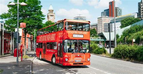 Hamburg: Hop-On Hop-Off Bus with Alster or Harbor Cruise | GetYourGuide