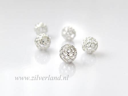 Stuks Mm Sterling Zilveren Kralen Zilverland Zilveren Sieraden