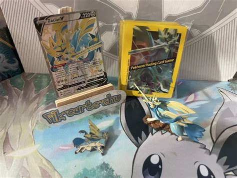 CARTE POKÉMON ZACIAN V FULL ART SHINY PROMO SWSH292 VF Goodies EUR 20