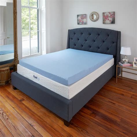 Sleep Options Classic Cool Cloud 3 In Twin Xl Gel Memory Foam Mattress Topper With Free Cover