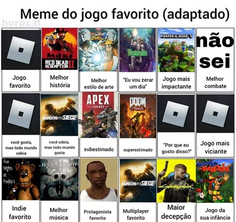 Meme Do J Jogo Favorito Adaptado Jogo Favorito Voc Gosta Mas Todo