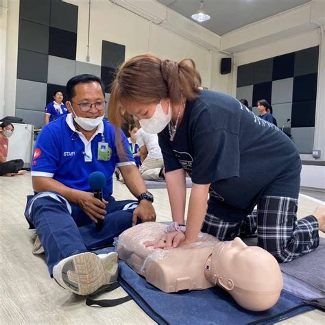 Cardiopulmonary Resuscitation Cpr Hands On Training Activity At