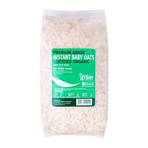 Premium Grade Instant Baby Oats Certified Organic (AUSTRALIA) 5oogm