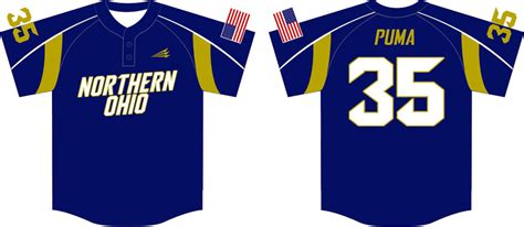 Northern Ohio Baseball Club Custom Jerseys