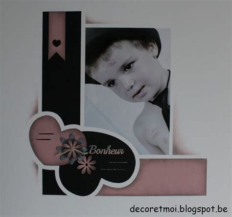 Décor And Moi Scrapbooking Noir Et Blanc Azza Mise En Page Scrapbooking