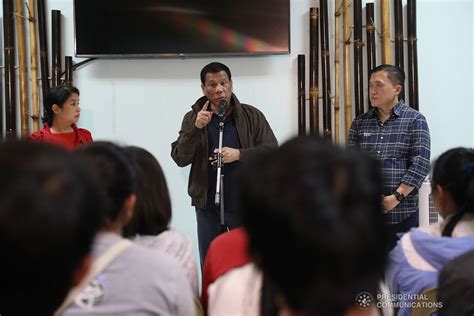 President Rodrigo Roa Duterte With The Bereaved Families Of The