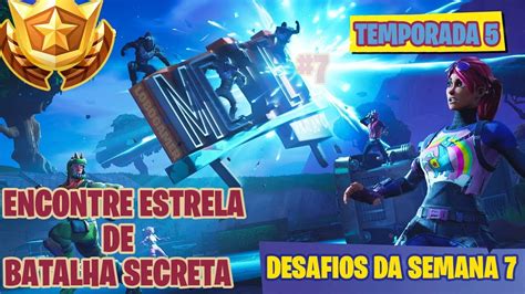 Fortnite Battle Royale Encontre Estrela De Batalha Secreta Temporada