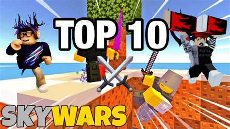 TOP 10 BEST SKYWARS PLAYERS ROBLOX SKYWARS YouTube