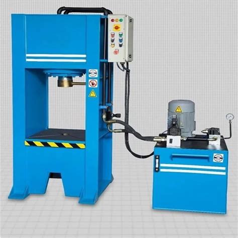 Mild Steel H Frame Hydraulic Press Machine Capacity Ton At Rs