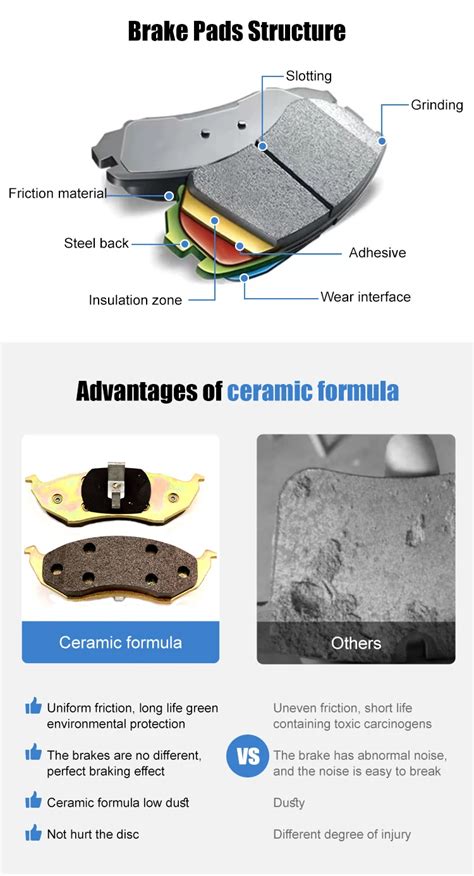 Genuine D3015 Oe 45022tlaa01 Front And Rear Disc Ceramic Brake Pads For