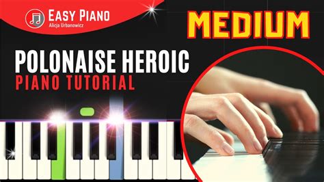 Heroic Polonaise Chopin I Op In A Flat Major Simplified Piano