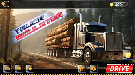 Truck Simulation Game Uiux Behance