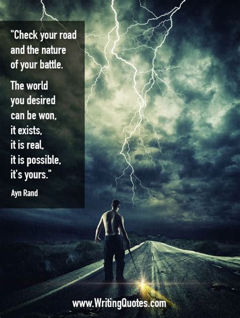 Ayn Rand Quotes - Nature Battle