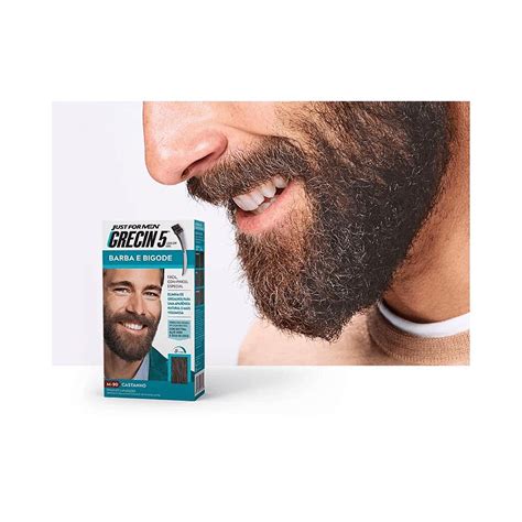 Tintura Barba E Bigode - Tintura grecin 5 Barba e Bigode M-90 Castanho - FisioSmart Loja de ...