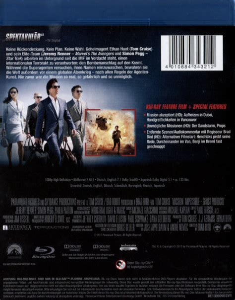 Mission Impossible Phantom Protokoll Film Auf Blu Ray Disc