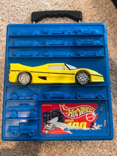 Vintage 1997 HOT WHEELS 100 Car Rolling Case EBay