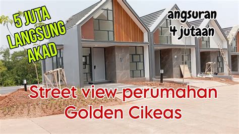 Street View Perumahan Golden Cikeas Cikeas Gunung Putri Bogor Youtube