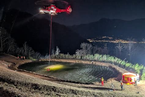 Rega E Pompieri Sui Monti Di Ditto Per Un Incendio Ma Un Esercitazione