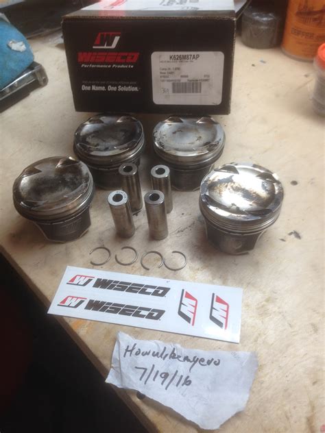 FS SouthEast Wisco HD Pistons With Upgrade Wrist Pins EvolutionM