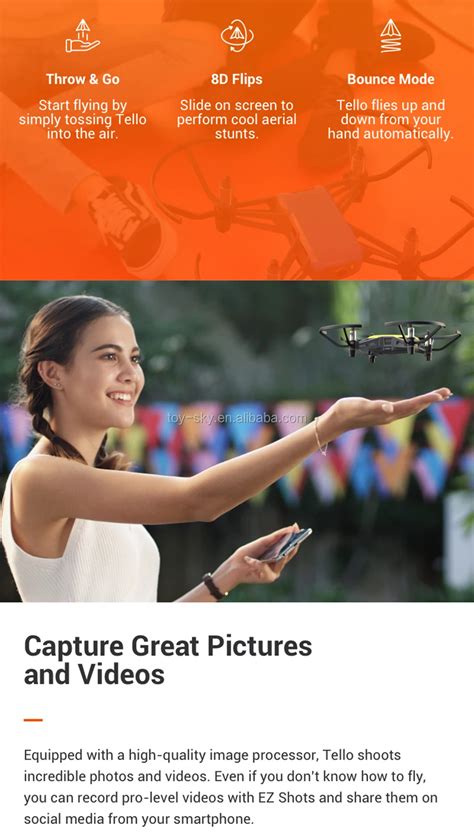 Dji Tello Drone Perform Flying Stunts,Shoot Quick Videos With Ez Shots ...