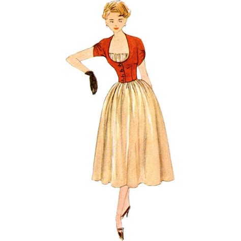 Simplicity S9819 Misses 1950s Dresses And Jacket Pattern White