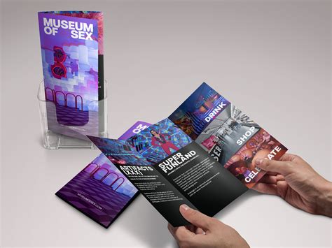 Museum Of Sex Tri Fold Brochure On Behance