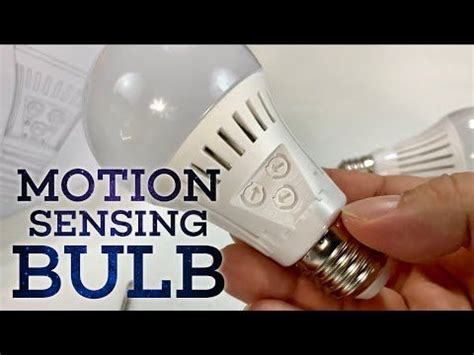 Elrigs Motion Sensor LED Light Bulbs Review YouTube