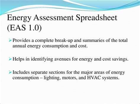 Energy Efficiency Assessment Tools Ppt Download