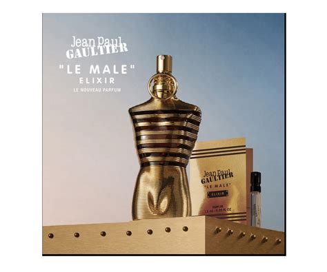 Échantillon gratuit du parfum Le Male Elixir Jean Paul Gaultier