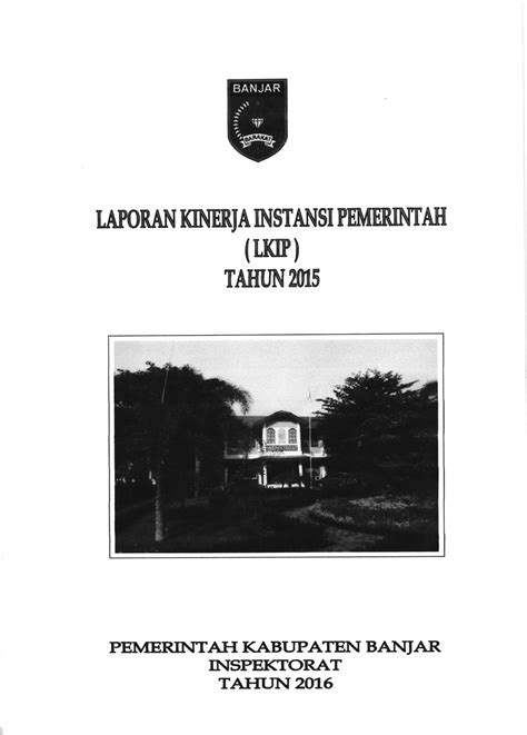 Laporan Kinerja Instansi Pemerintah Pdf