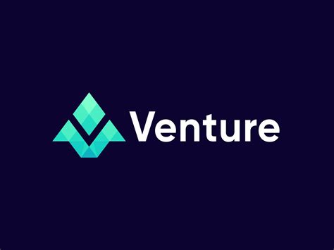 venture modern iconic logo design