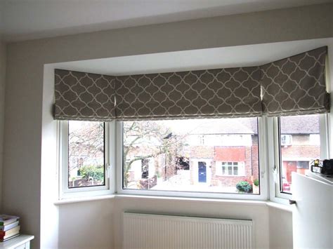 Bay Window Roman Blinds - In2interiors