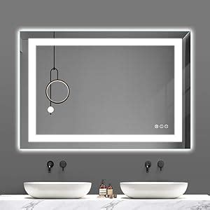 Amazon Amorho LED Bathroom Mirror 40x 32 With Front And Backlit