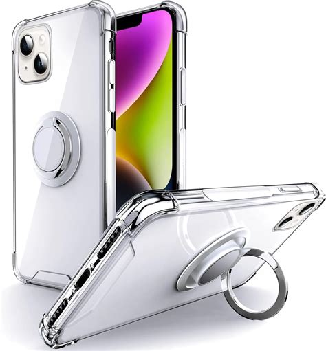 Silverback Coque Transparente Pour Iphone Avec Anneau De B Quille