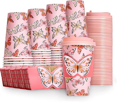 Amazon Papyrus Hot Cups With Lids And Sleeves Paper Cups For Hot Beverages 48 Count 16