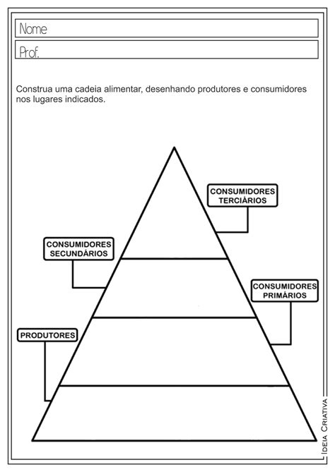 Atividades Sobre Piramide Alimentar Ano Edukita