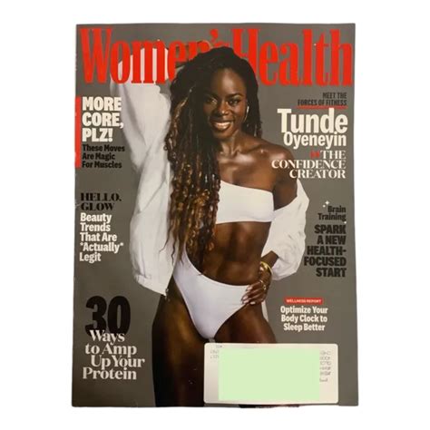 Womens Health Magazine October November Tunde Oyeneyin Confidence