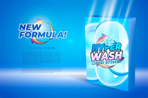 Premium Vector Laundry Detergent Packaging Design