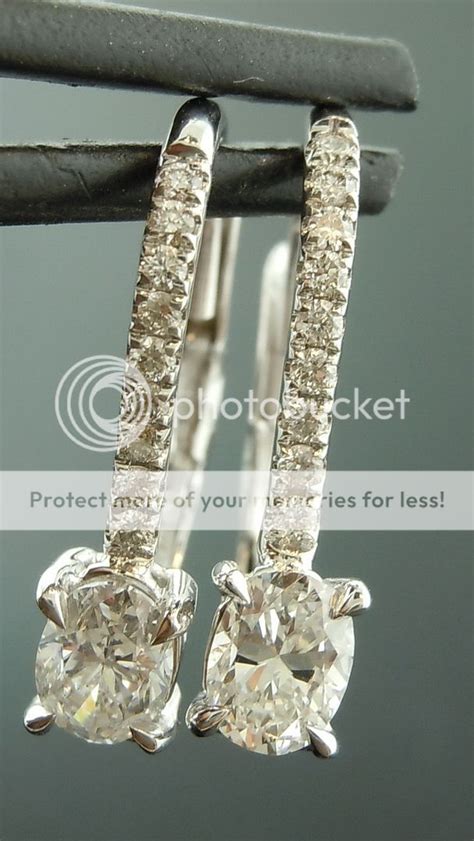 Diamond Earrings | Diamond Drop Earrings | Colorless Diamond Earrings