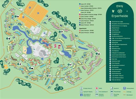 Center Parcs Erperheide Plattegrond Map Vakantieparken Tips