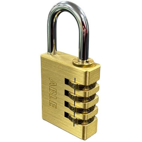 Able Combination Padlock Mm Brass Dial Buy Online