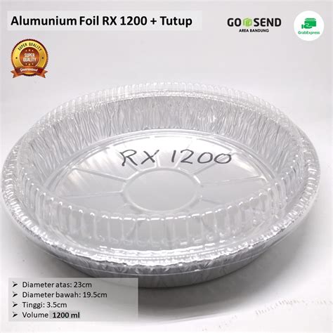 Jual Alumunium Foil Rx Tutup Pack Isi Pcs Lasagna Macaroni