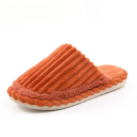 JACKSHIBO Memory Foam House Slippers for Women Men Soft Floor Fuzzy ...