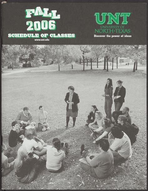 University of North Texas Schedule of Classes: Fall 2006 - UNT Digital ...