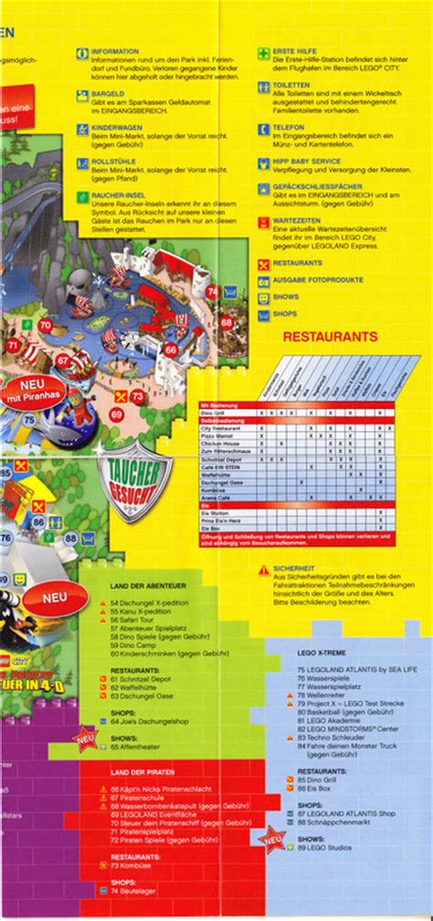 Legoland Germany Map