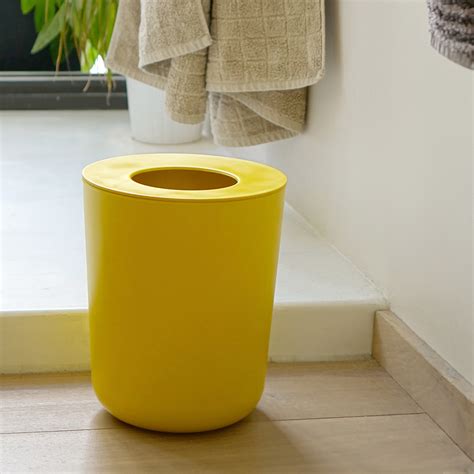 Ekobo Bamboo Bathroom Bin Bedroom Bin Rubbish Bin With Lid Ebay