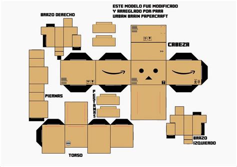 Papercraft Danbo Urban Brain Papercraft Danbo Printable Papercrafts