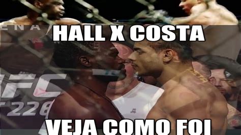 Paulo Borrachinha X Uriah Hall Veja Como Foi YouTube