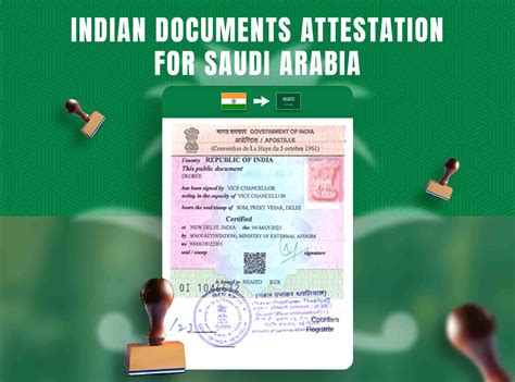 Indian Certificate Attestation For Saudi Arabia